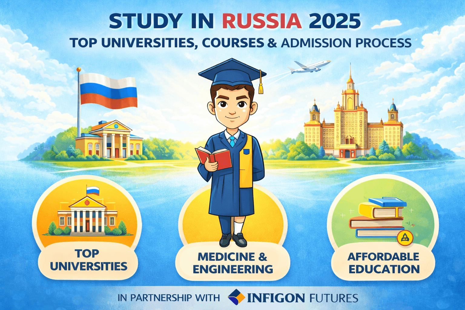 Study in Russia 2025: Top Universities, Courses & Admission Process