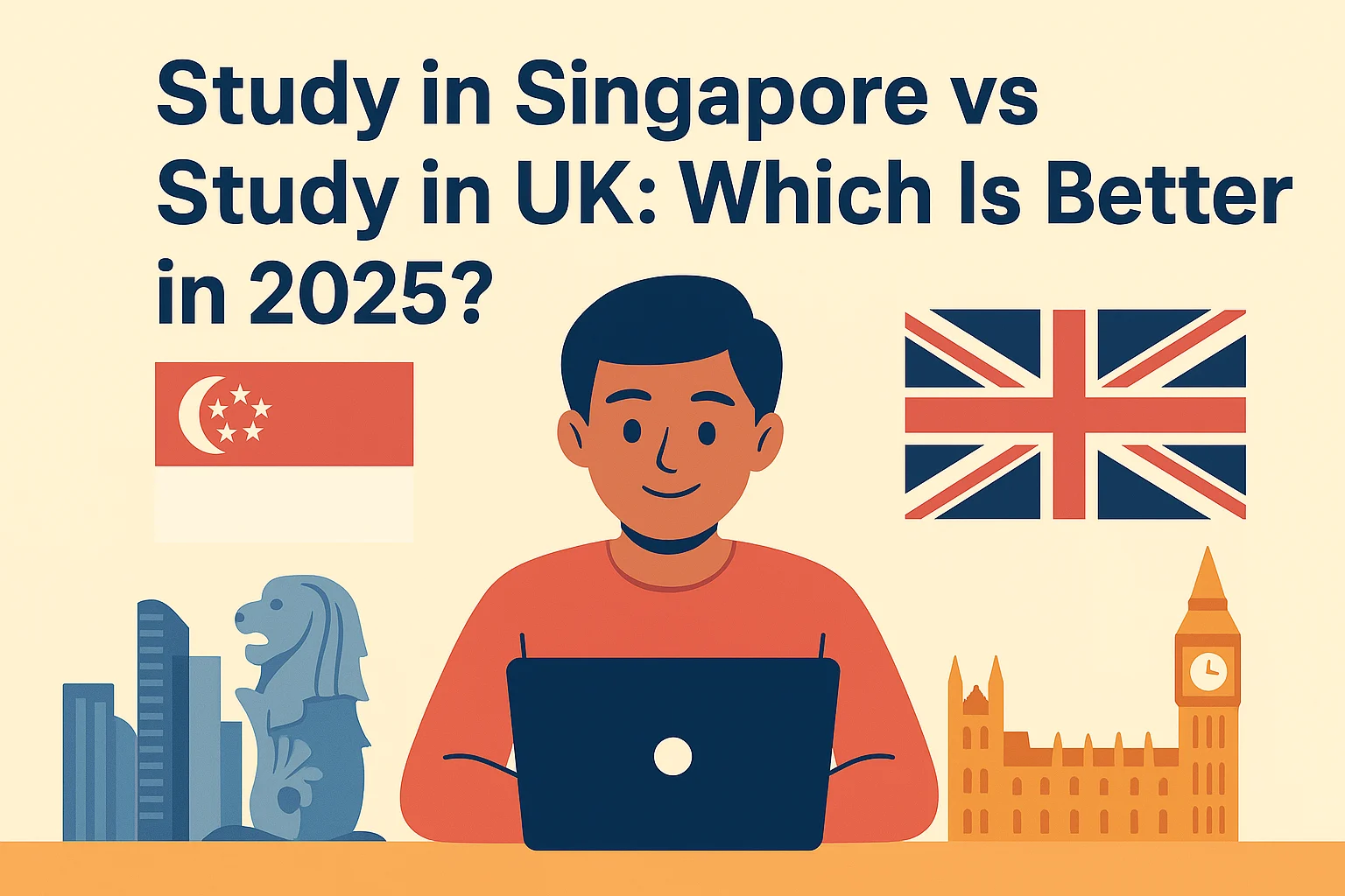 Study in Singapore vs Study in UK 2025: Make the Right Choice