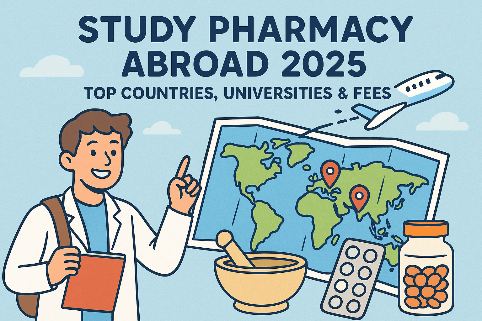 Study Pharmacy Abroad 2025: Top Countries, Universities & Fees