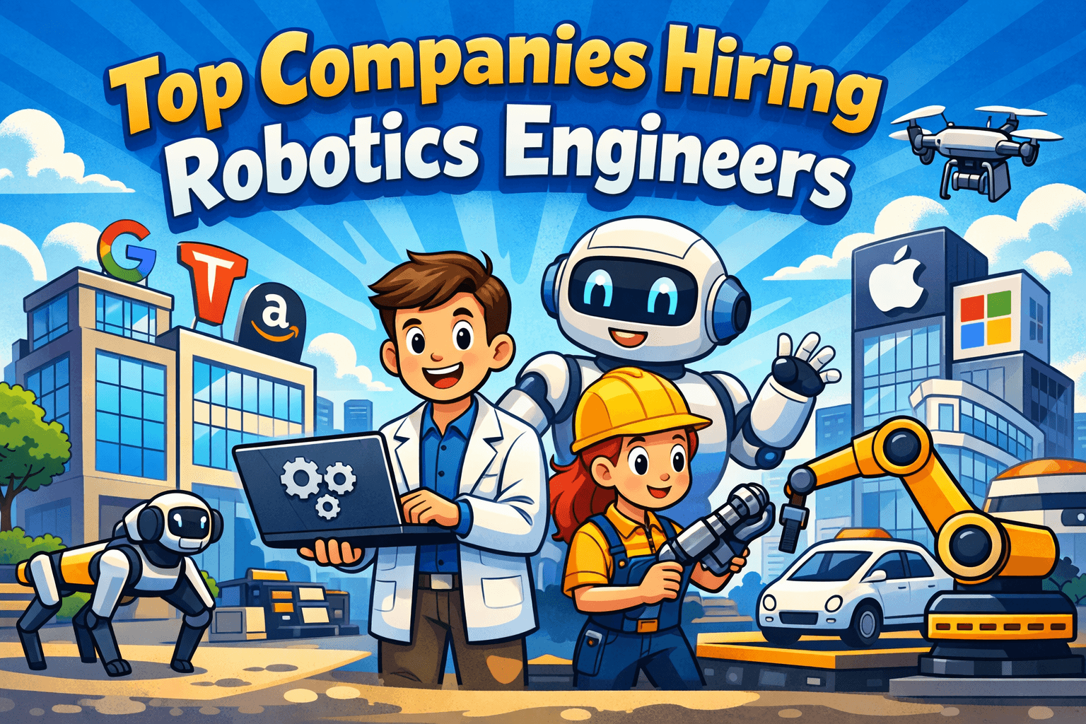 Top Companies Hiring Robotics Engineers