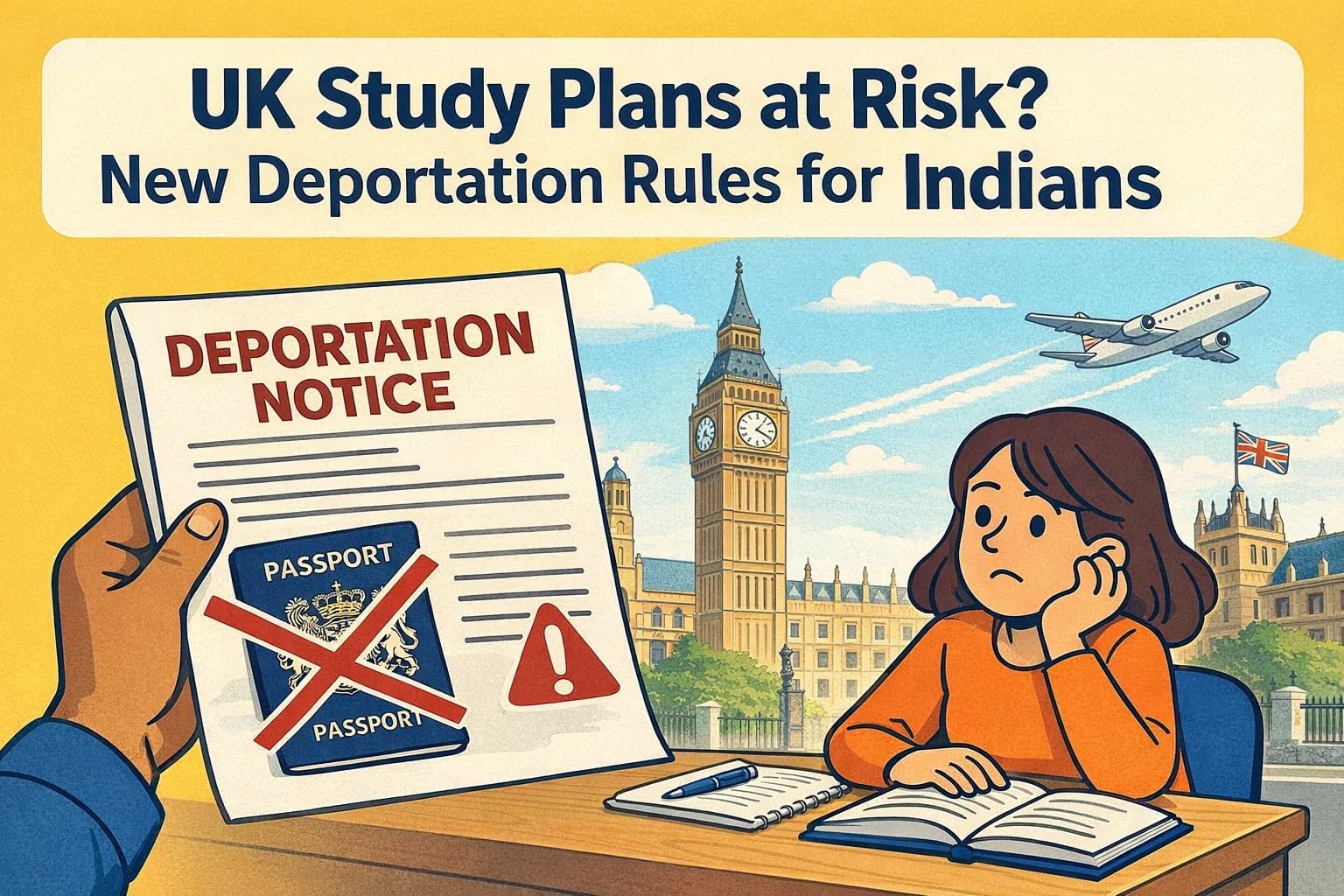 UK Study Plans at Risk? New Deportation Rules for Indians