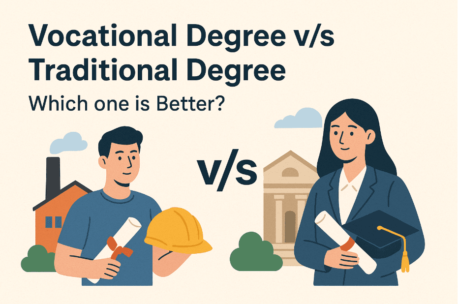 Vocational Degree v/s Traditional Degree: Which one is Better