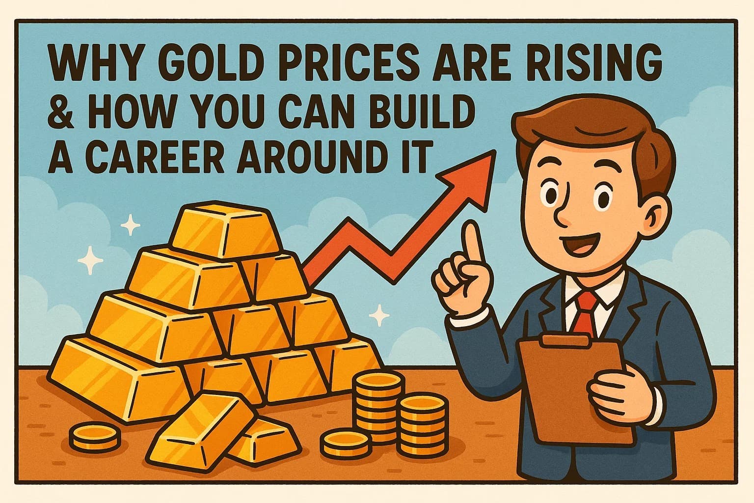 Why Gold Prices Are Rising & How You Can Build a Career Around It