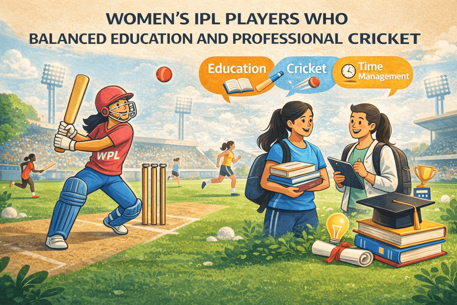 Women’s IPL Players Who Balanced Education and Professional Cricket